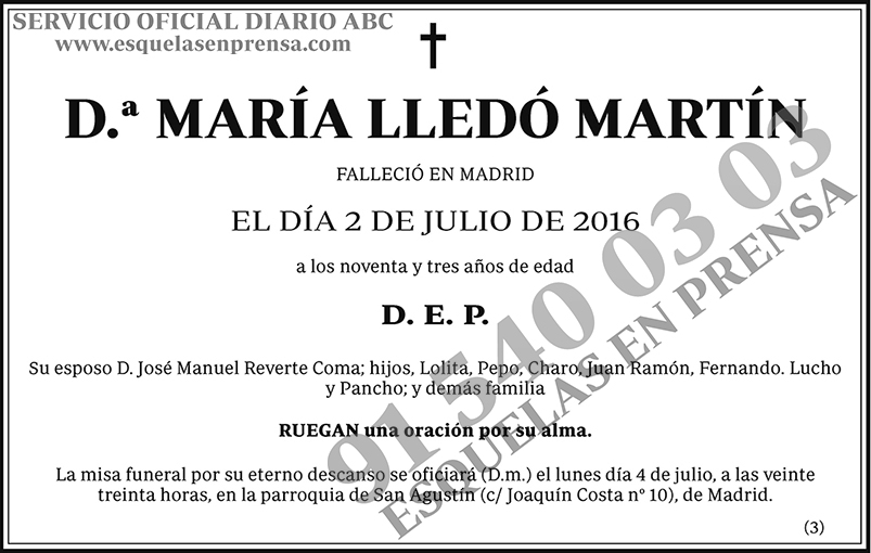 María Lledó Martín